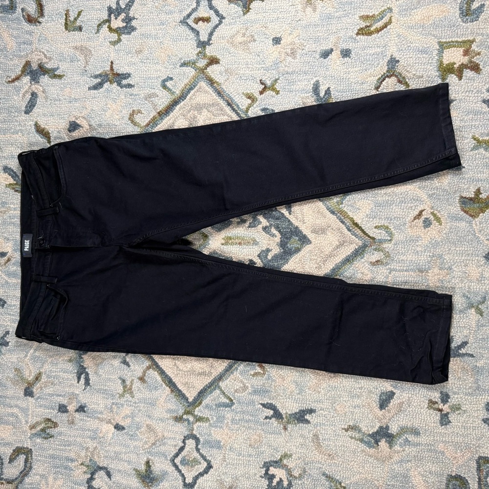 PAIGE Black Jeans Size 32‎ Slim Straight Stretch Denim